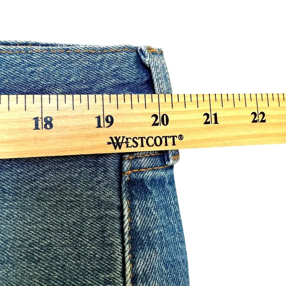 Levis 569 Jeans Mens 36x30 Measures 40x30 Medium Wash Blue Stretch